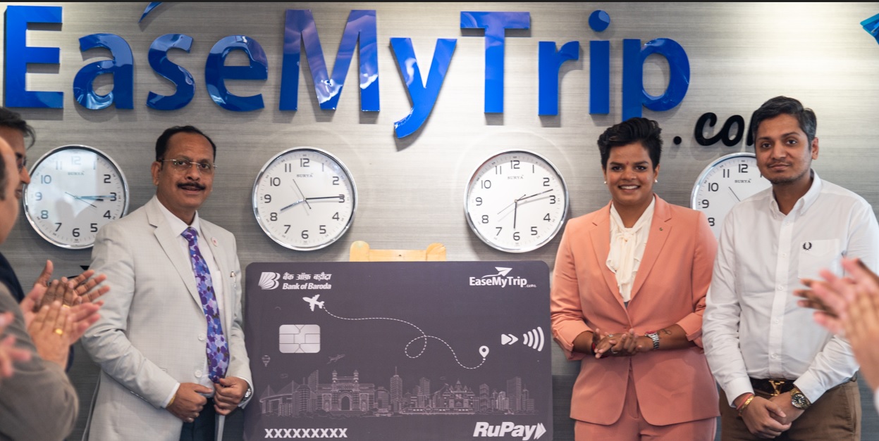 Bank of Baroda and Easemytrip Launch Co Branded Travel Debit Card — hero image